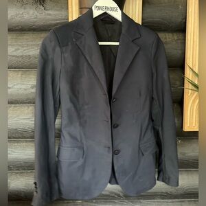 CAVALLERIA TOSCANA AMERICAN RIDING SHOW COAT IN NAVY
- SIZE : US/UK 8